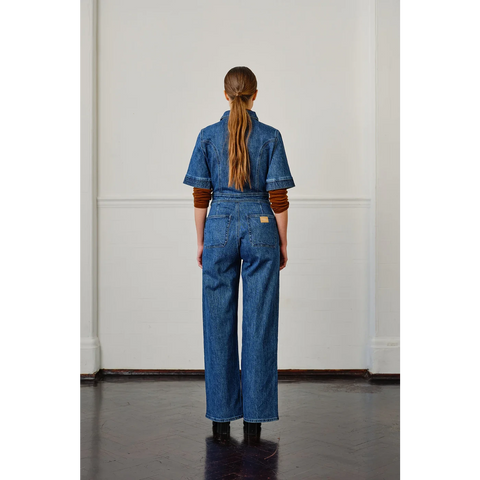 Blue Denim Jumpsuit | Montivo Pakistan