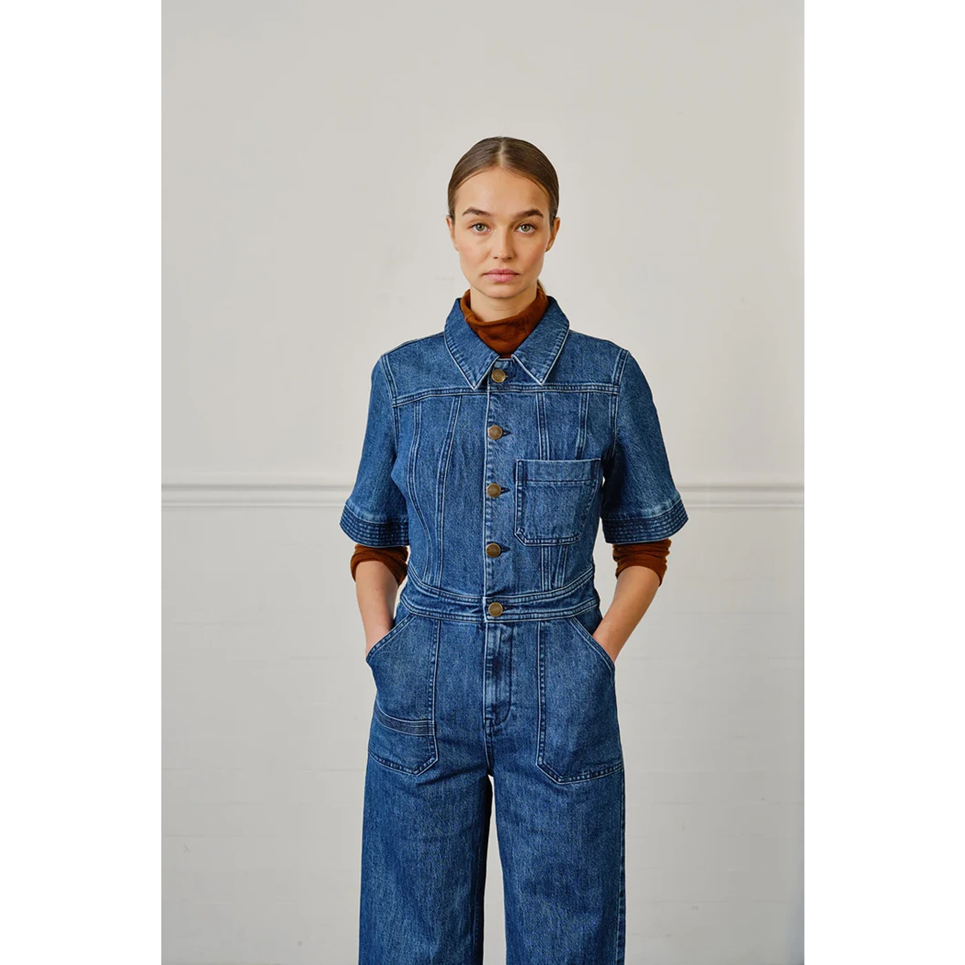 Blue Denim Jumpsuit | Montivo Pakistan