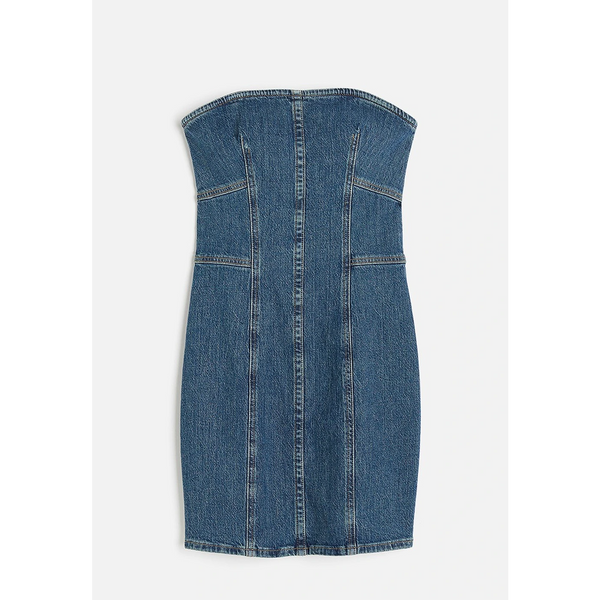 HM Denim Bandeau Dress | Montivo Pakistan