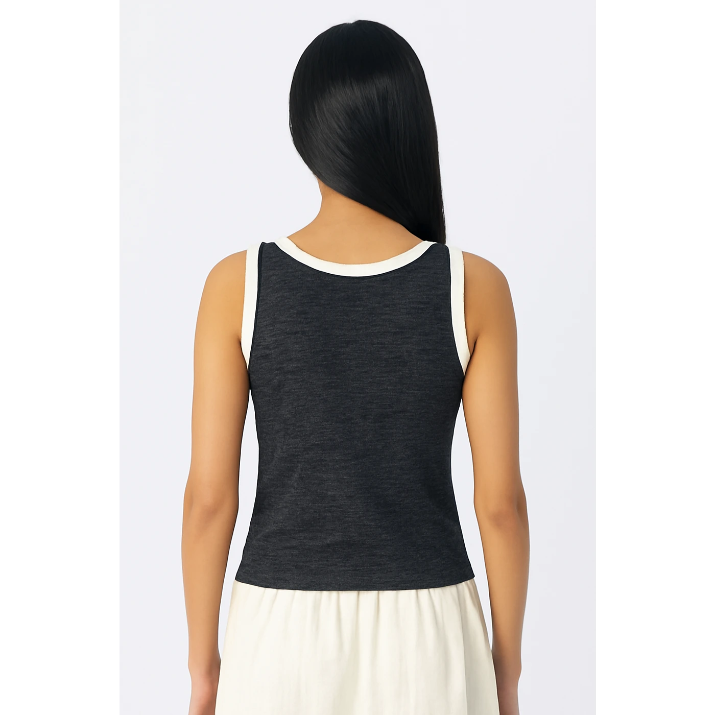 Black Melange Tank Top | Montivo Pakistan
