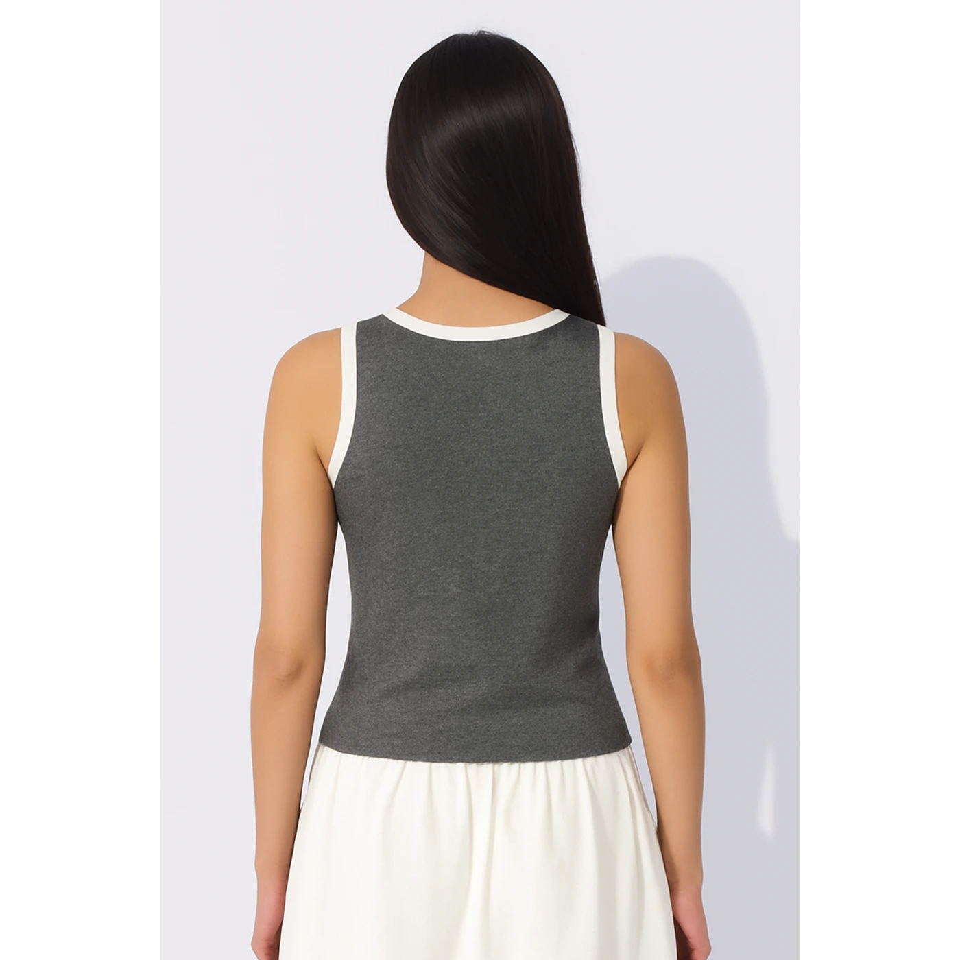 Grey Melange Tank Top | Montivo Pakistan