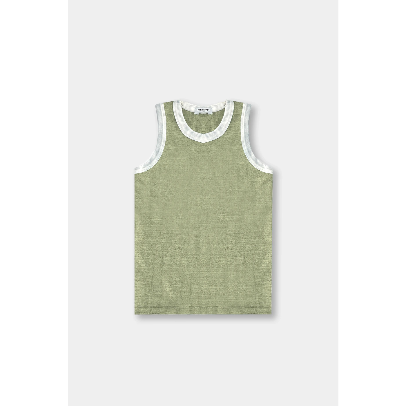 Light Green Melange Tank Top | Montivo Pakistan