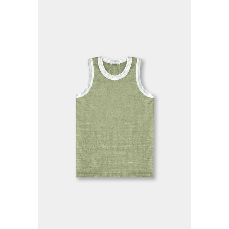 Light Green Melange Tank Top | Montivo Pakistan
