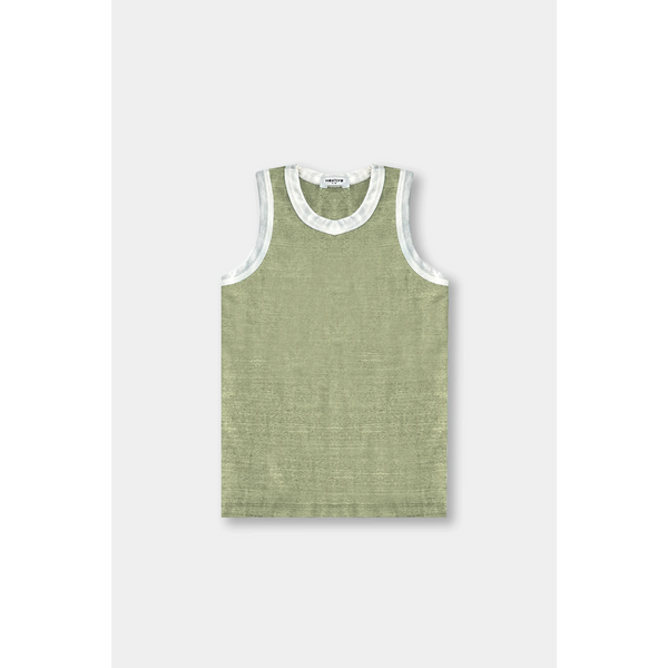 Light Green Melange Tank Top | Montivo Pakistan