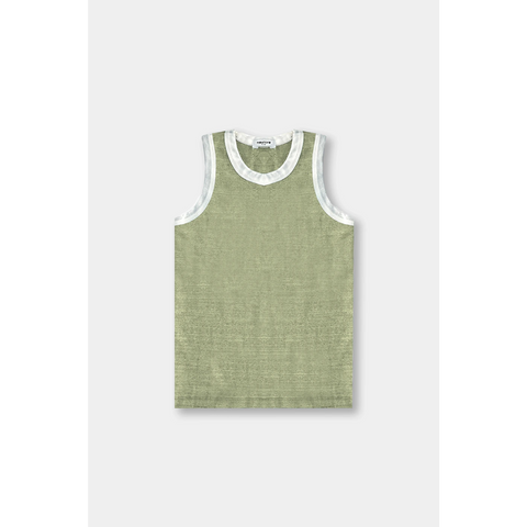 Light Green Melange Tank Top | Montivo Pakistan