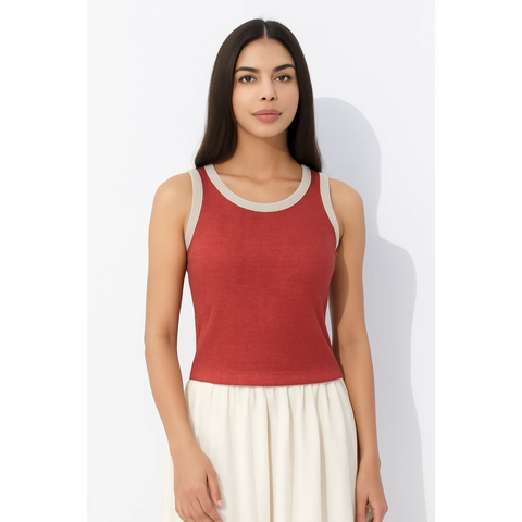 Orange Melange Tank Top | Montivo Pakistan