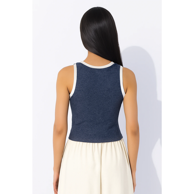 Purple Melange Tank Top | Montivo Pakistan