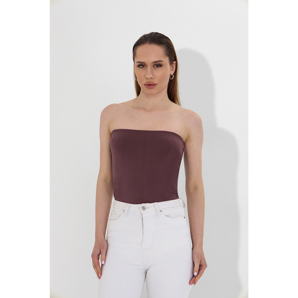 Muave Bandeau Top + Shirt Set | Montivo Pakistan