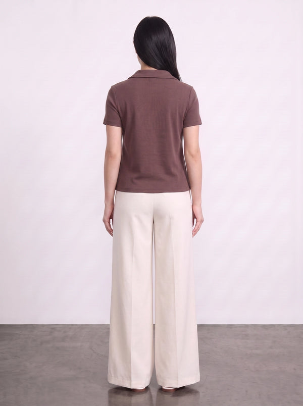 Muave Bandeau Top + Shirt Set | Montivo Pakistan