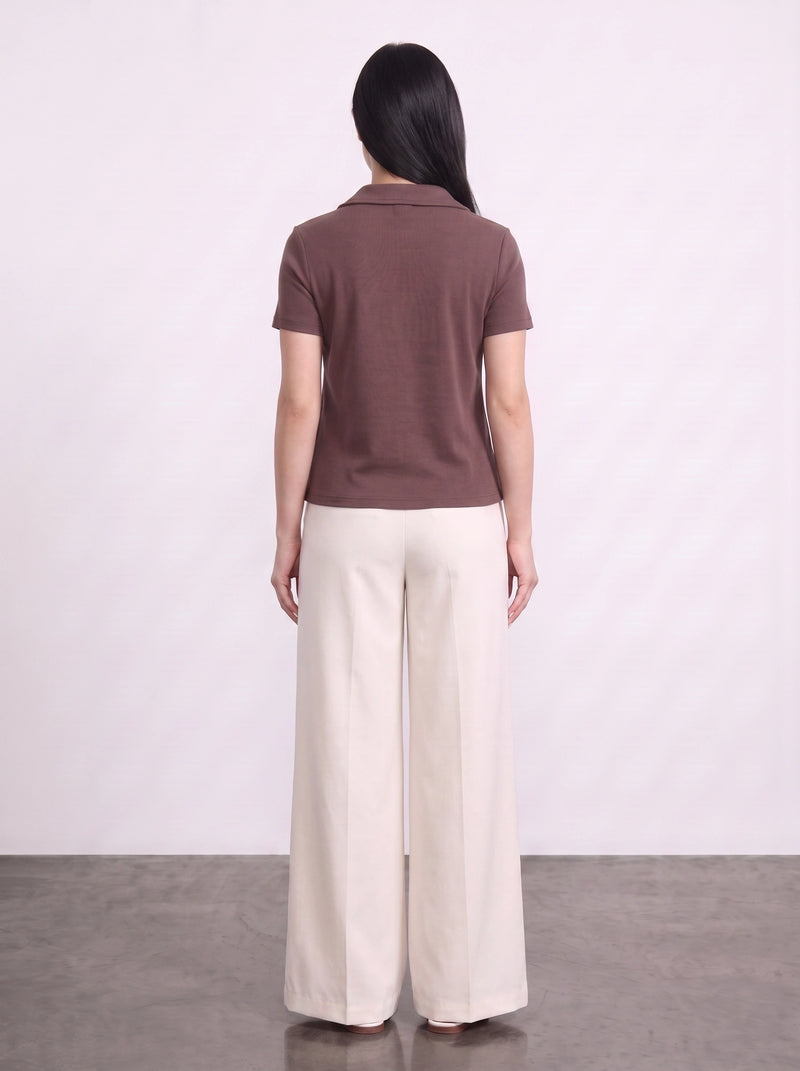 Muave Bandeau Top + Shirt Set | Montivo Pakistan