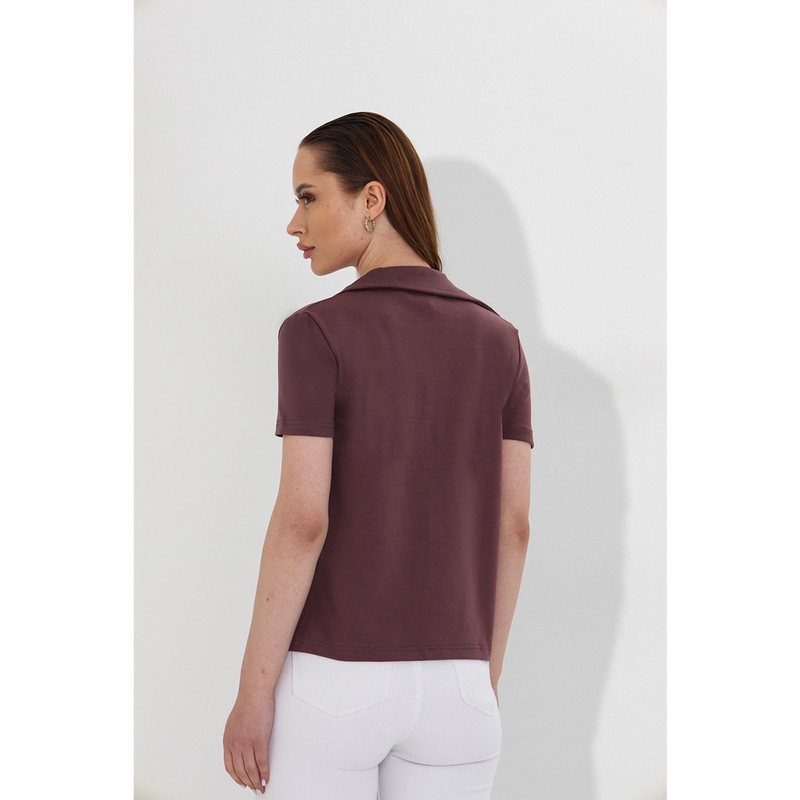 Muave Bandeau Top + Shirt Set | Montivo Pakistan