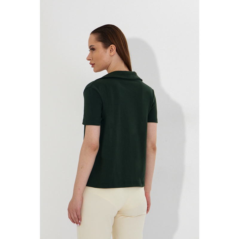 Green Bandeau Top + Shirt Set | Montivo Pakistan