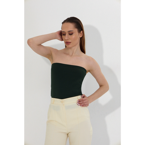 Green Bandeau Top + Shirt Set | Montivo Pakistan