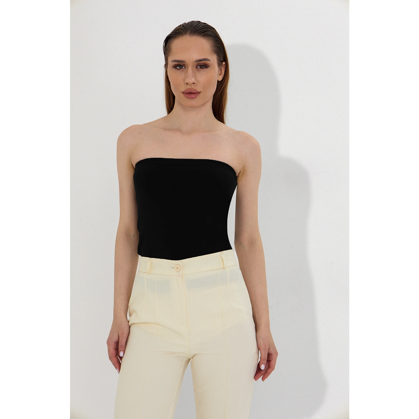 Black Bandeau Top | Montivo Pakistan