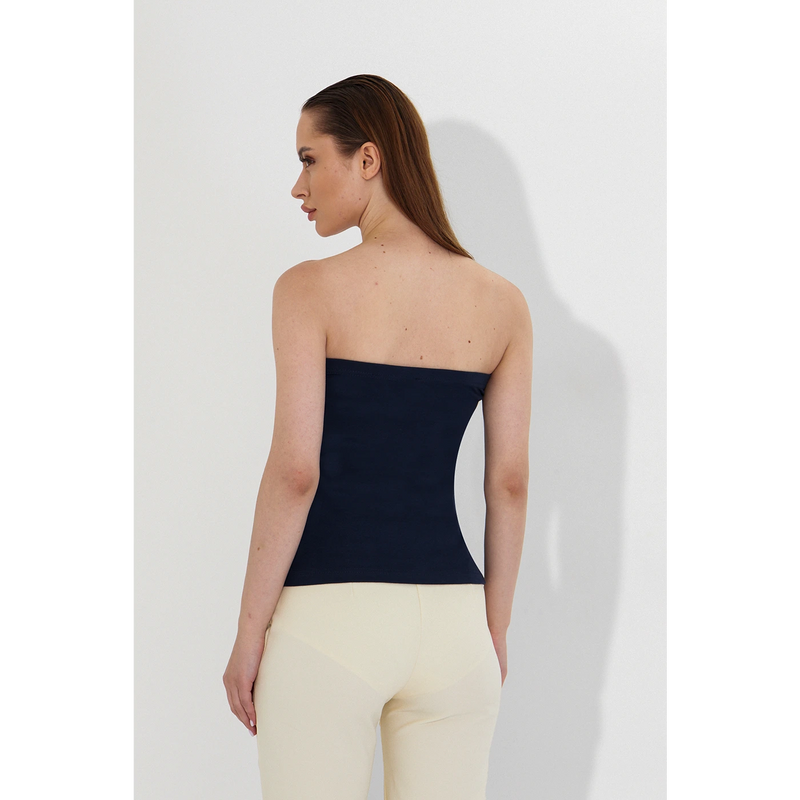 Navy Bandeau Top | Montivo Pakistan
