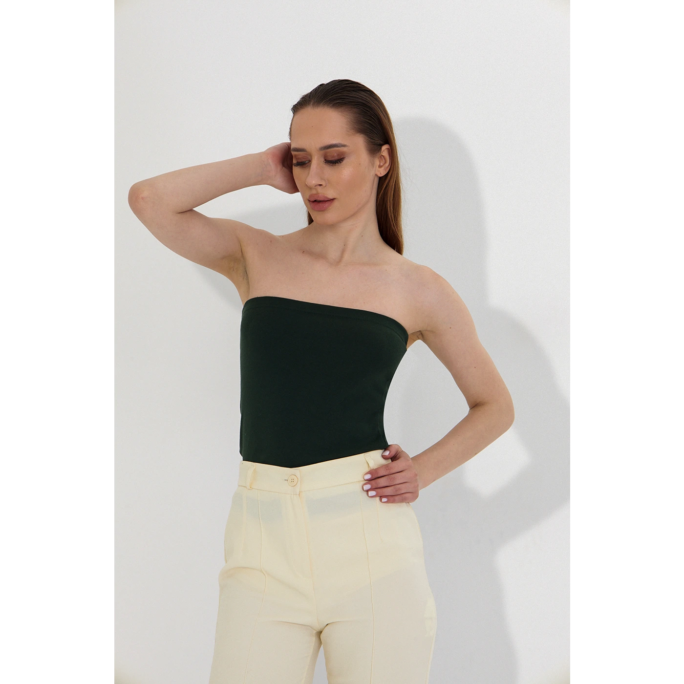 Green Bandeau Top | Montivo Pakistan