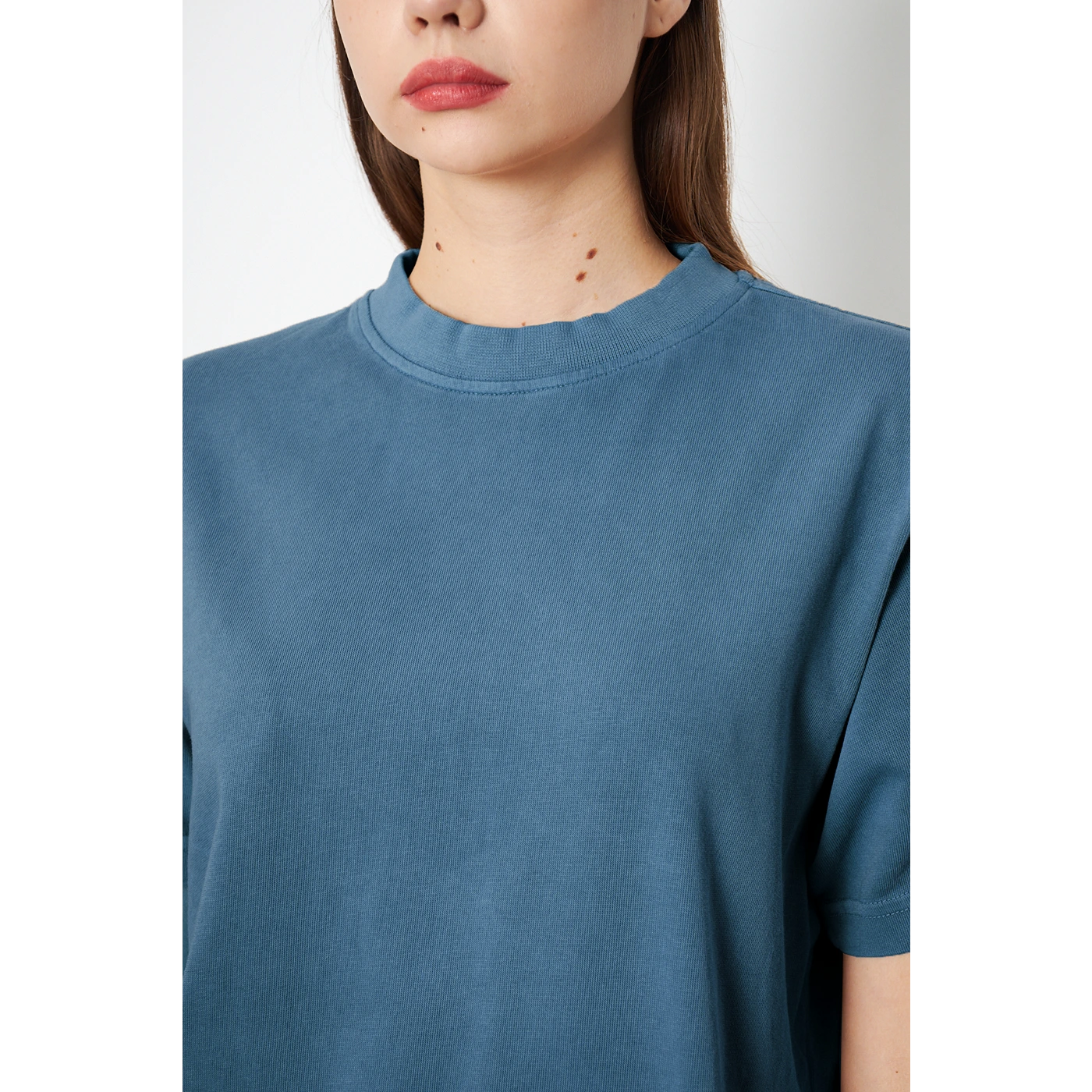 Teal Blue Washed Oversized Tshirt | Montivo Pakistan