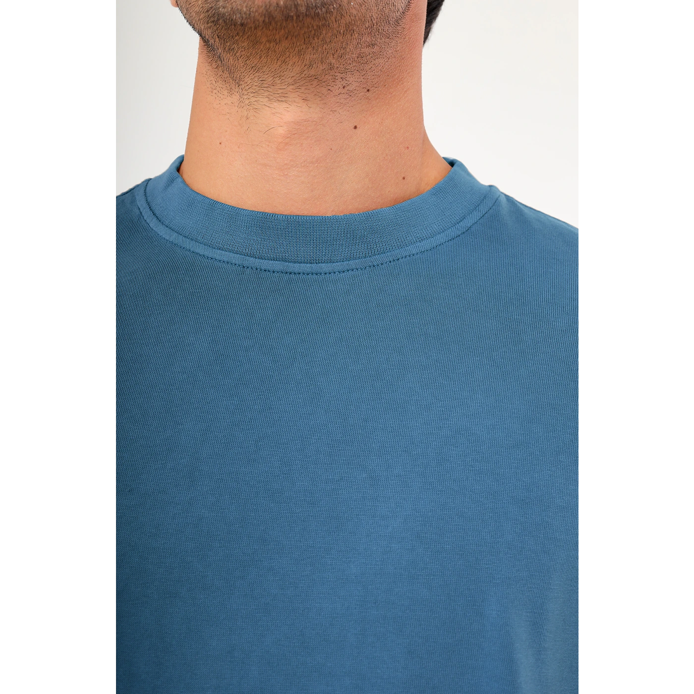 Teal Blue Washed Oversized Tshirt | Montivo Pakistan