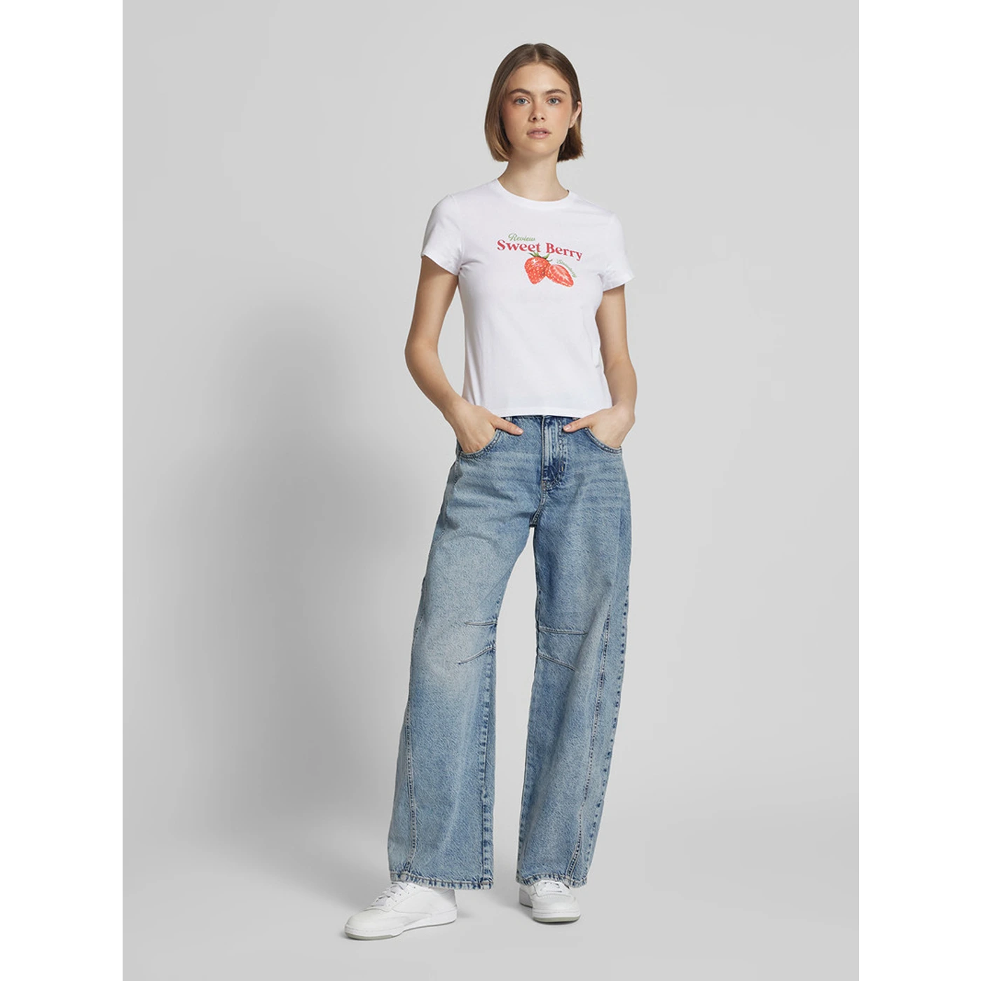 Light Blue Barrel Fit Jeans | Montivo Pakistan