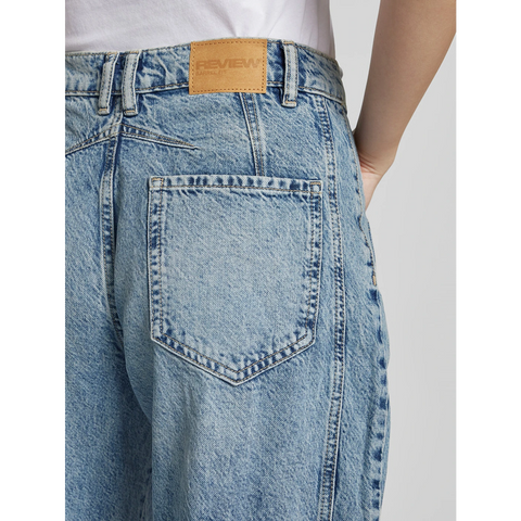 Light Blue Barrel Fit Jeans | Montivo Pakistan