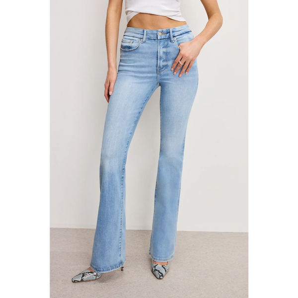Light Blue Classic Boot-Cut Jeans | Montivo Pakistan