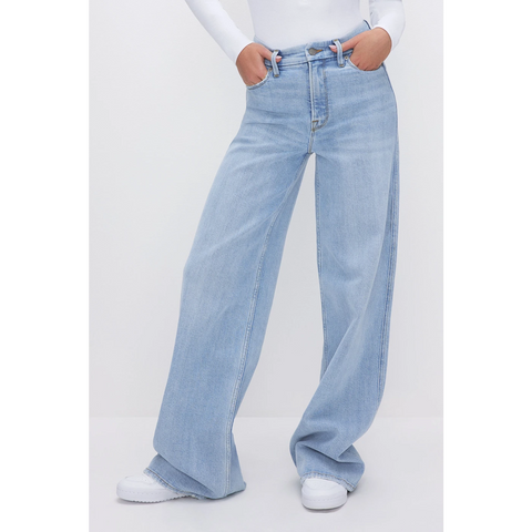 Light Blue Skate Wide Leg Jeans | Montivo Pakistan