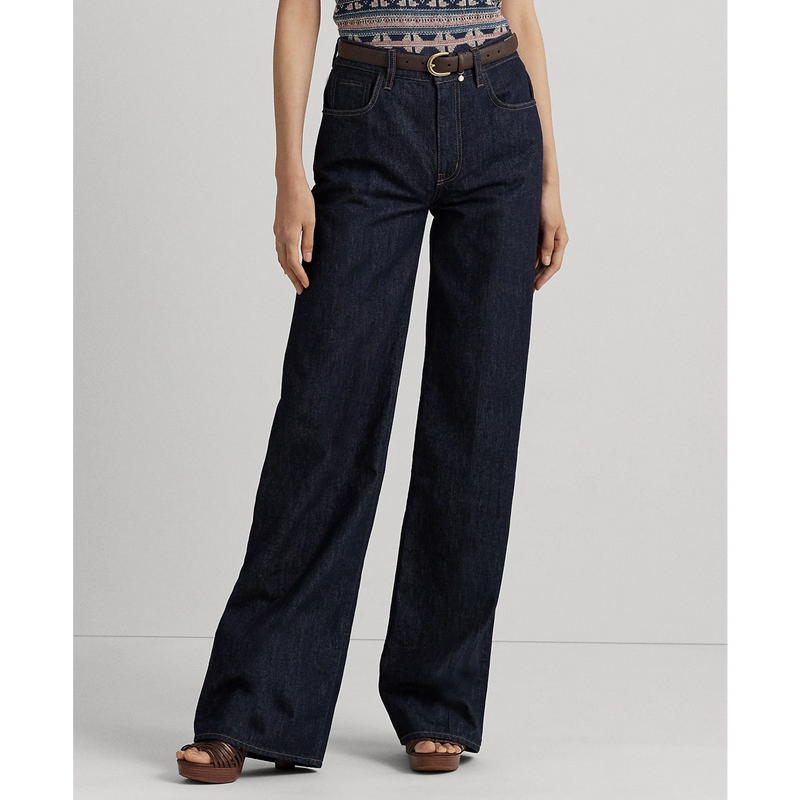 Rinse Wash Wide Leg Jeans | Montivo Pakistan