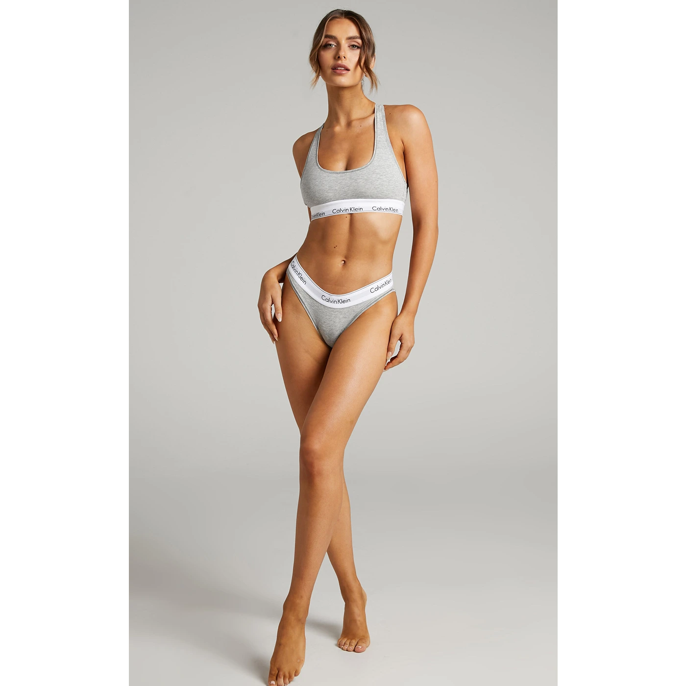 CK Grey Jersey Bikini Set | Montivo Pakistan