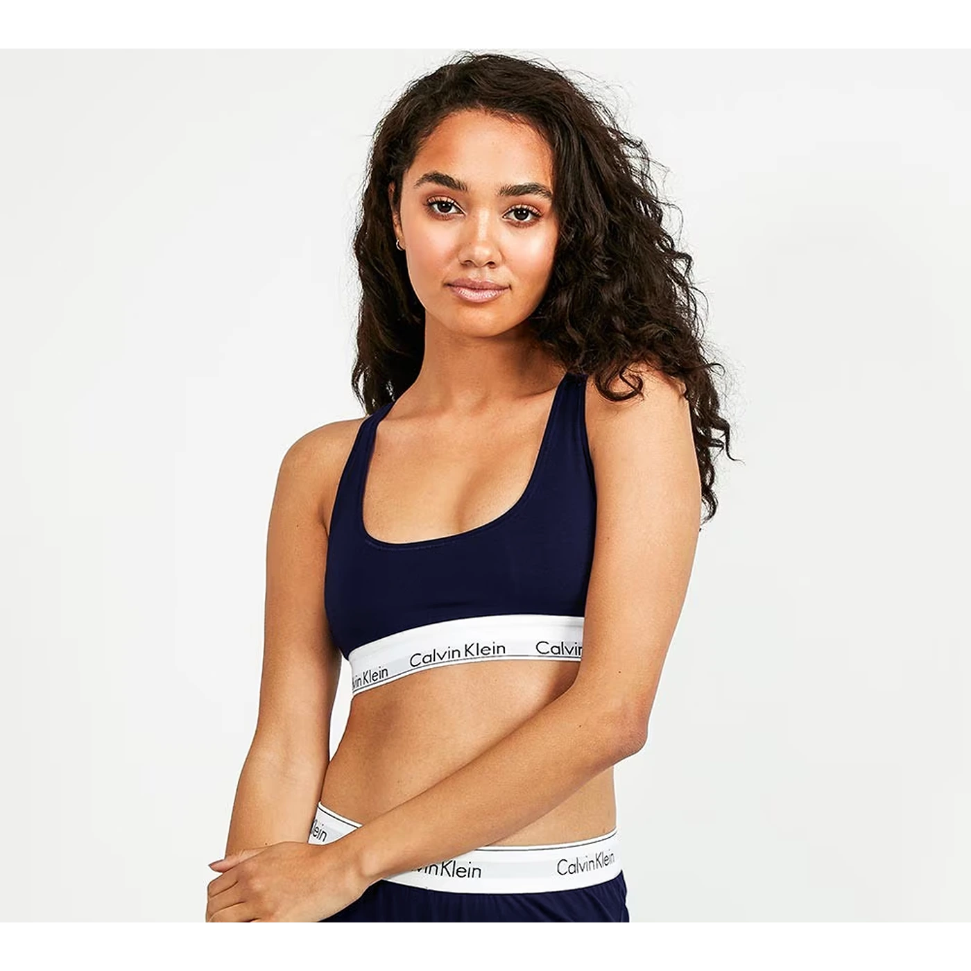 CK Navy Leggings + Bra Set | Montivo Pakistan