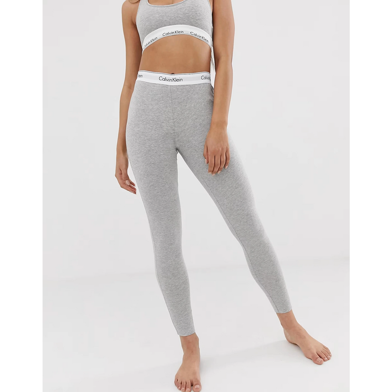 CK Grey Leggings + Bra Set | Montivo Pakistan