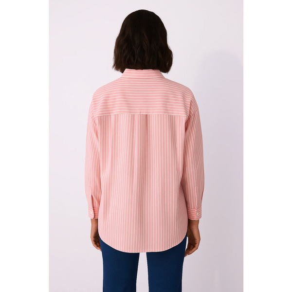 Pink Lining Oversized Shirt