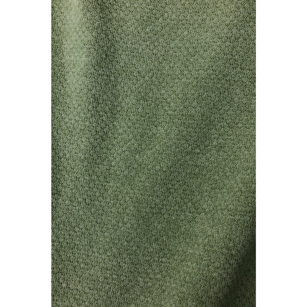 Olive Zipper Waffle Contrast Polo | Montivo Pakistan