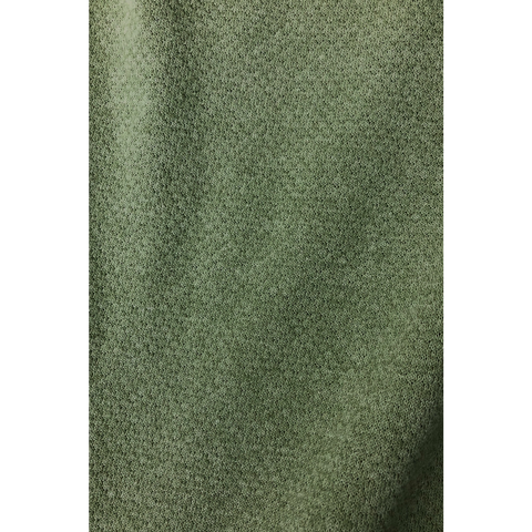 Olive Zipper Waffle Contrast Polo | Montivo Pakistan