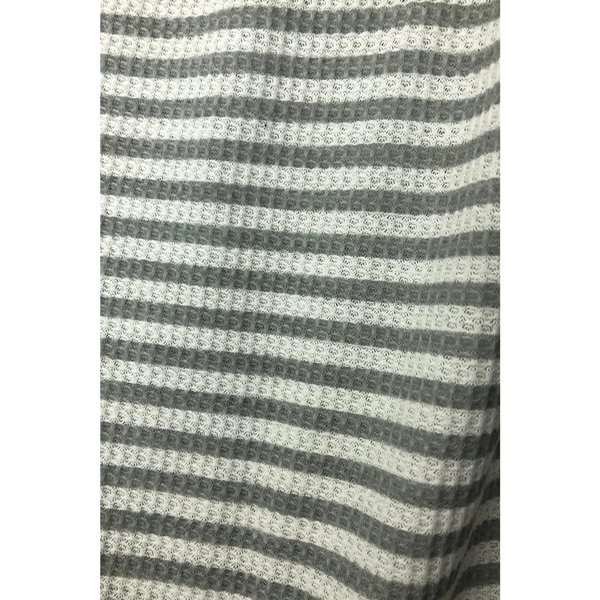 Stripes Zipper Waffle Contrast Polo | Montivo Pakistan