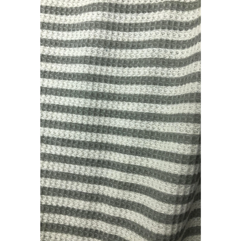 Stripes Zipper Waffle Contrast Polo | Montivo Pakistan