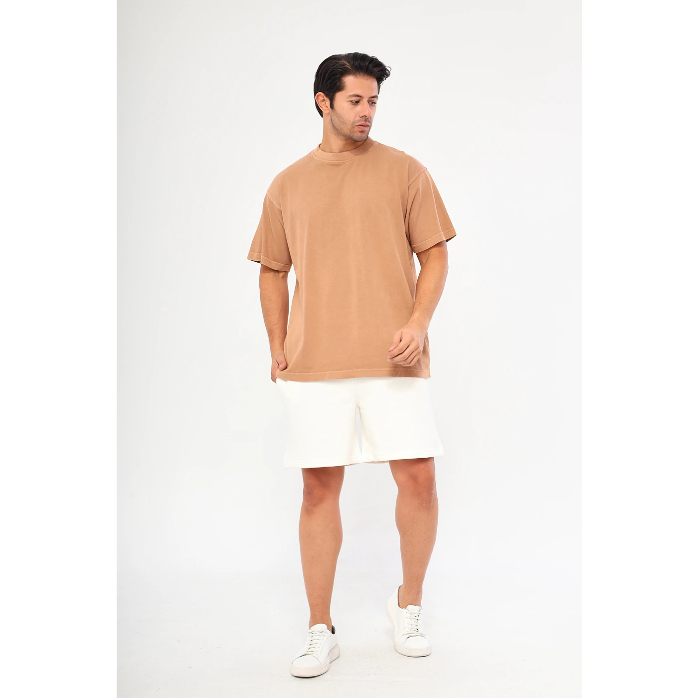 Coffee Washed Oversized Tshirt | Montivo Pakistan