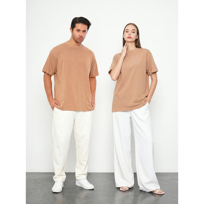 Coffee Washed Oversized Tshirt | Montivo Pakistan