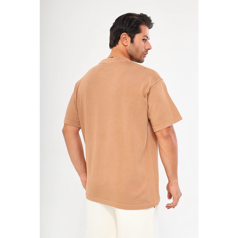 Coffee Washed Oversized Tshirt | Montivo Pakistan