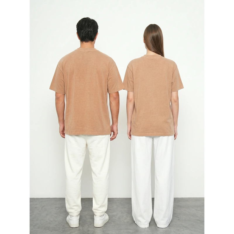 Coffee Washed Oversized Tshirt | Montivo Pakistan