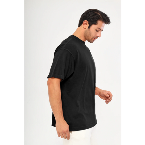 Black Washed Oversized Tshirt | Montivo Pakistan