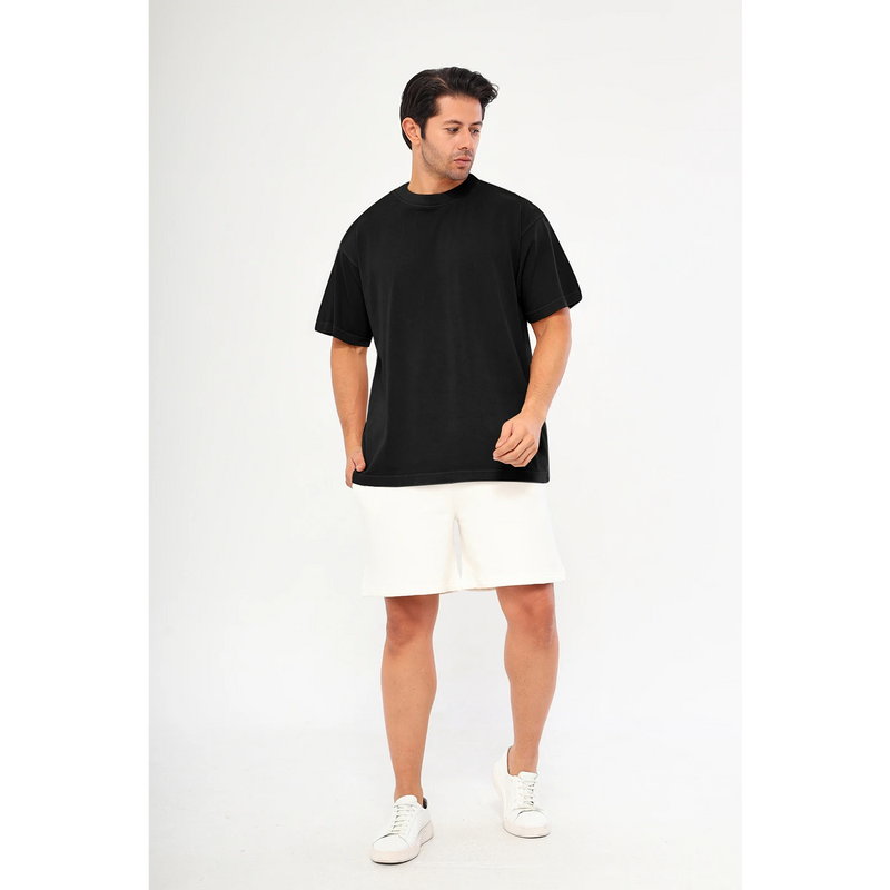 Black Washed Oversized Tshirt | Montivo Pakistan