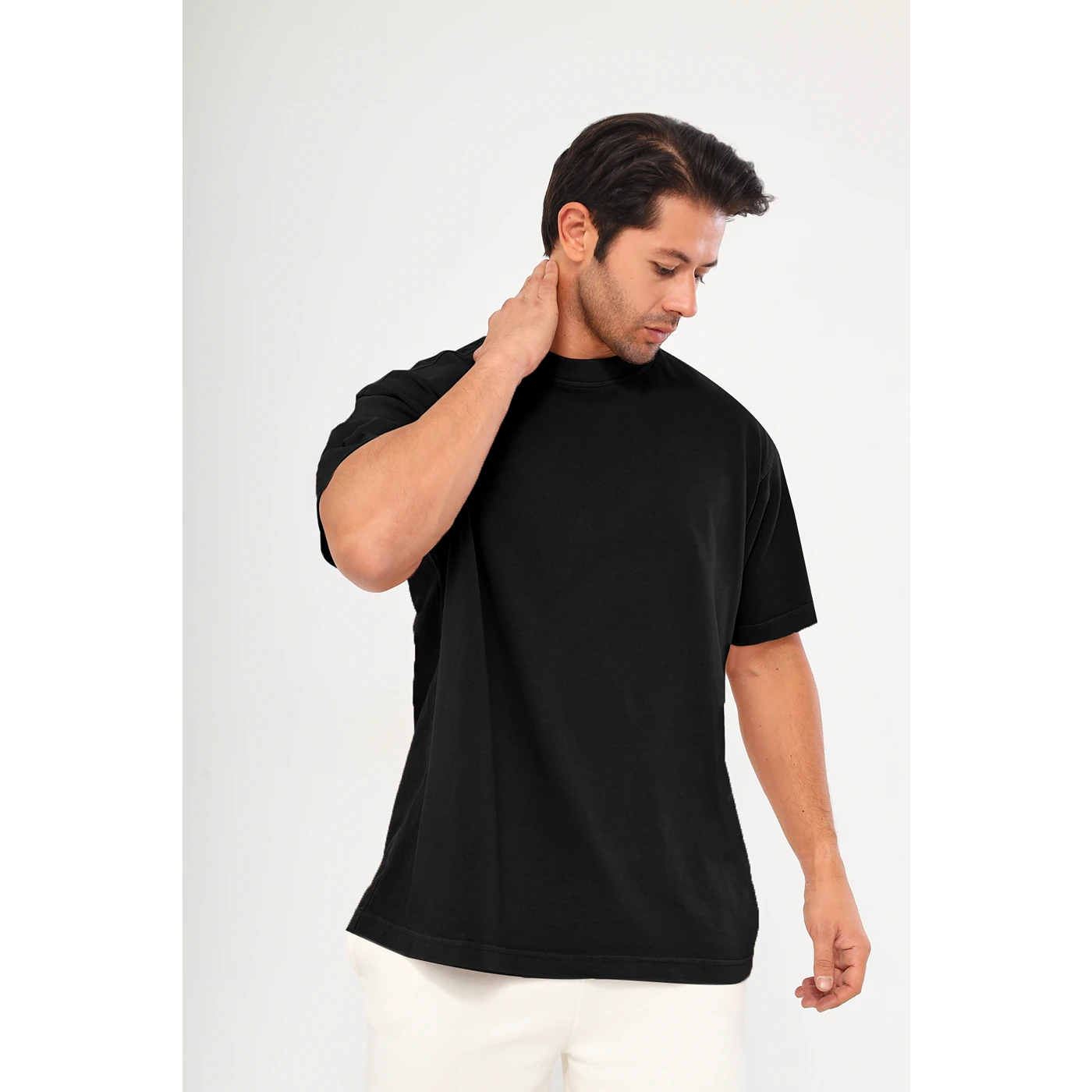 Black Washed Oversized Tshirt | Montivo Pakistan