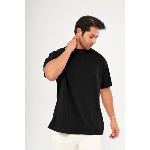 Black Washed Oversized Tshirt | Montivo Pakistan