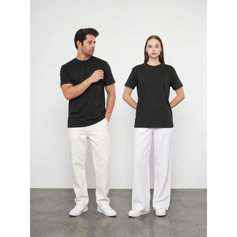Black Regular Fit Tshirt | Montivo Pakistan