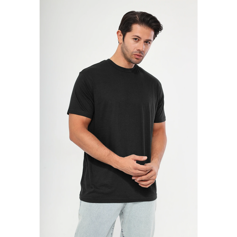 Black Regular Fit Tshirt | Montivo Pakistan