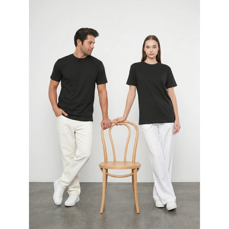 Black Regular Fit Tshirt | Montivo Pakistan