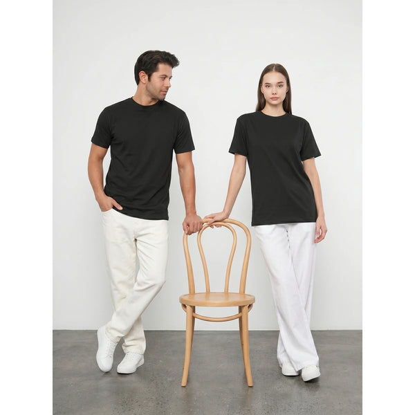 Black Regular Fit Tshirt | Montivo Pakistan