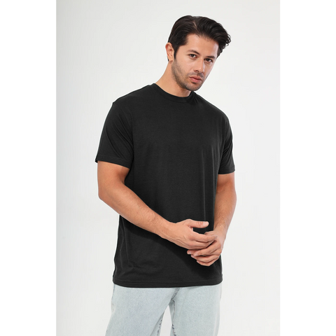 Black Regular Fit Tshirt | Montivo Pakistan