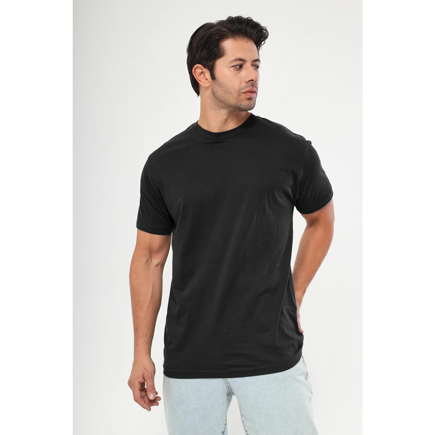 Black Regular Fit Tshirt | Montivo Pakistan