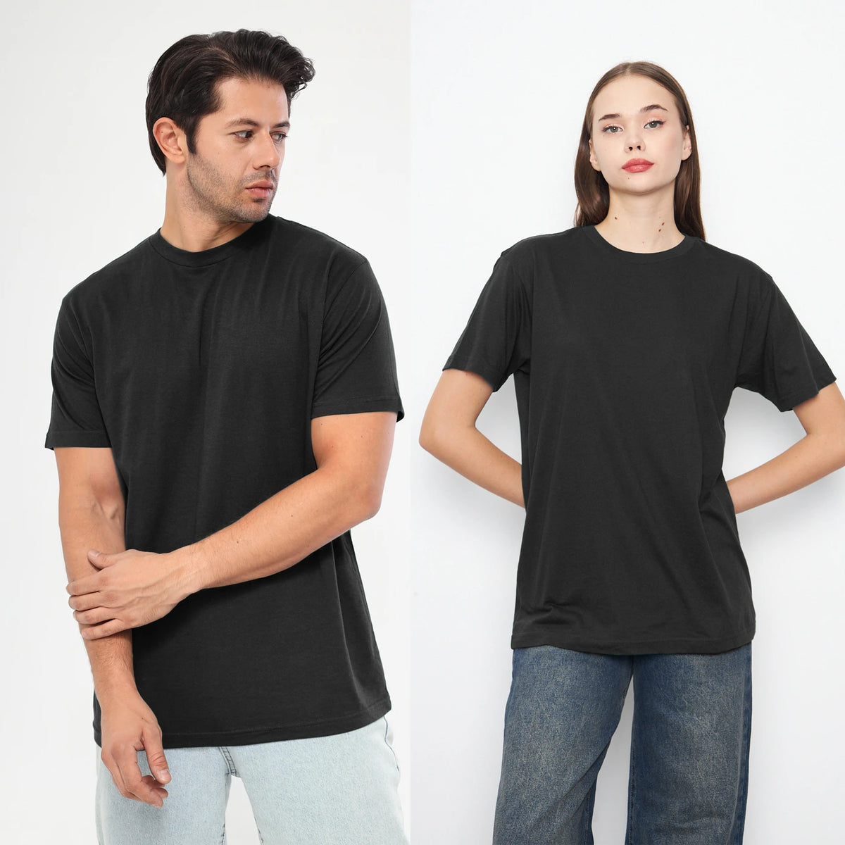 Black Regular Fit Tshirt | Montivo Pakistan